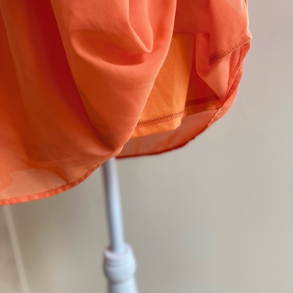 Flying Tomato Boho Embroidered Bustier Corset Top Orange Summer Dress Small - Picture 6 of 15